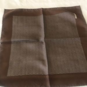 Mens Hermes silk pocket square